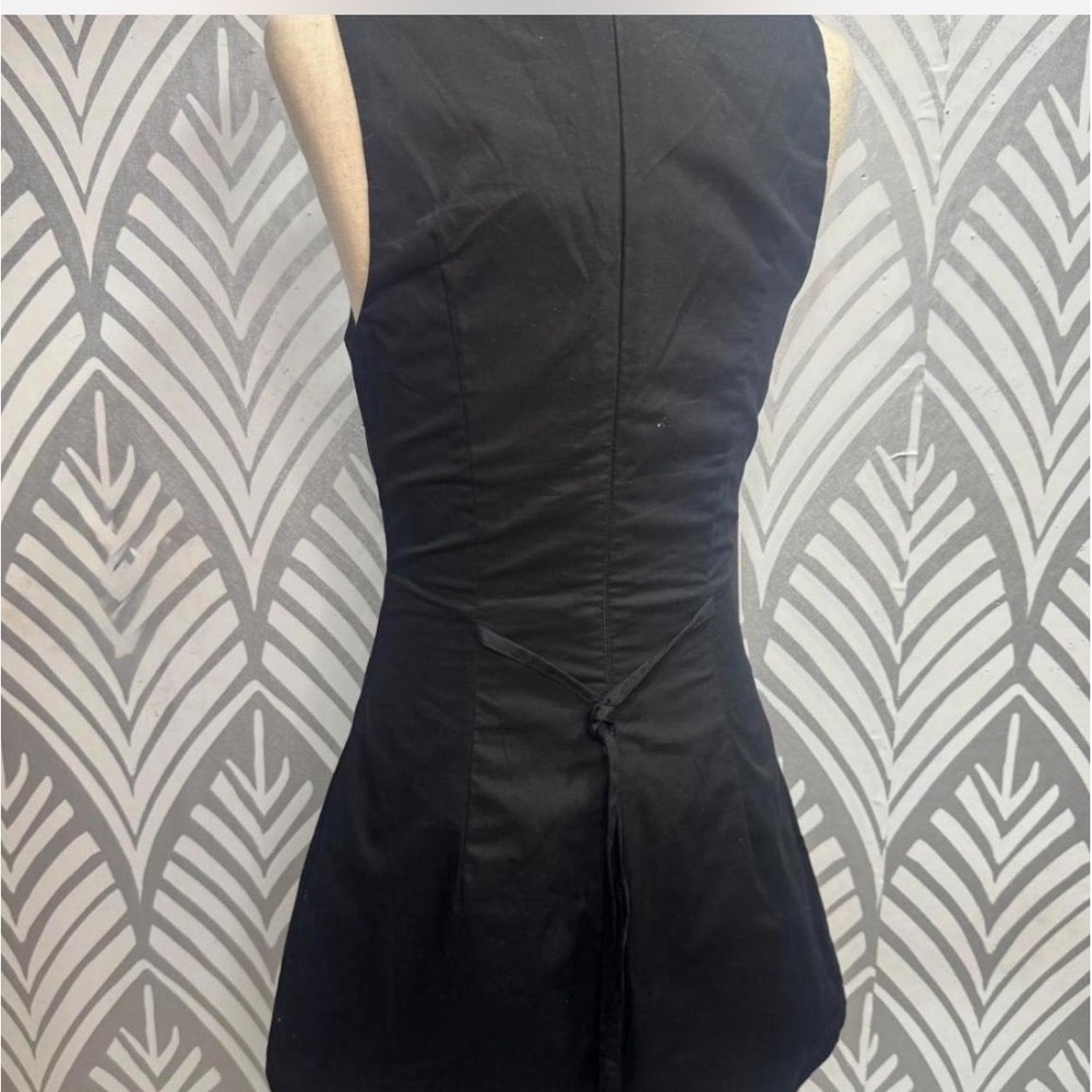 Princess Polly Black Yumiko Neck Mini Dress Romper Sheath Silhouette 8 - Picture 8 of 8
